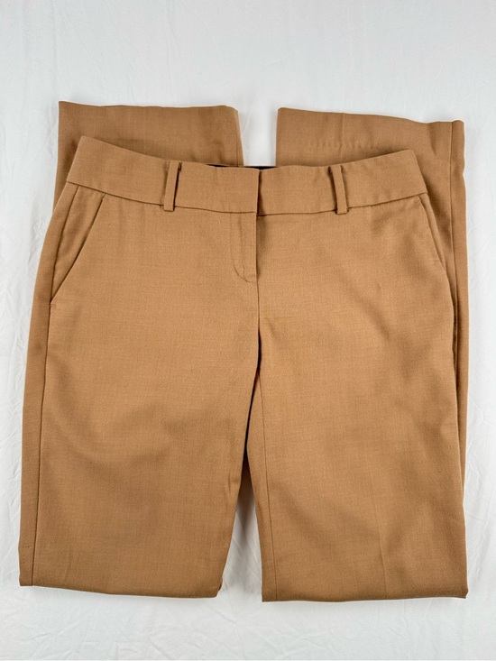 Ann Taylor Pants - Ann Taylor Tan Straight Leg Dress Trousers